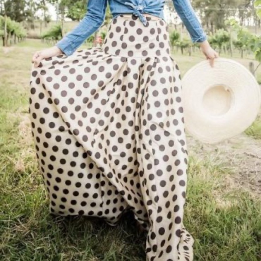 Waltzing Matilda Polka Dot Ball Skirt